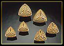 Pyramid earrings photo button